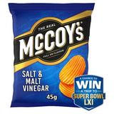 McCoy's Salt & Malt Vinegar crisps 45g - British product