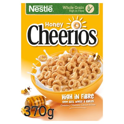 Nestlé Honey Cheerios multigrain cereal 370g - British product