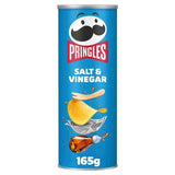 Pringles Salt & Vinegar crisps 165g, imported from the UK
