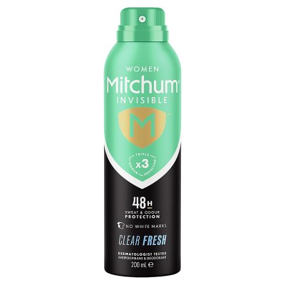 Mitchum Women Invisible Fresh deodorant spray 200ml (British brand)