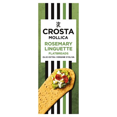 Crosta & Mollica Linguette Rosemary crisp flatbread 150g, UK version