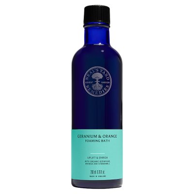 Neal's Yard Geranium & Orange foaming bath 200ml, imported from the UK