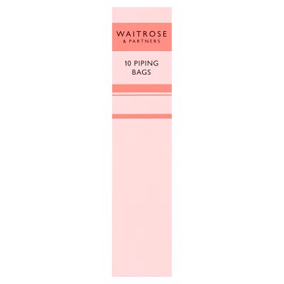 Waitrose disposable piping bags 10 inch pack of 10 - British product