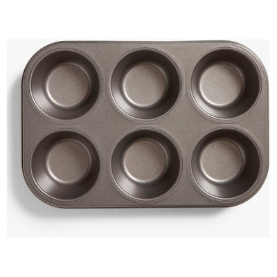 John Lewis Classic non-stick muffin pan six-cup, imported from the UK