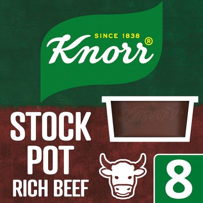 Knorr Rich Beef Stock Pot 8x28g, UK version