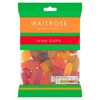 Waitrose wine gums 200g (British brand)