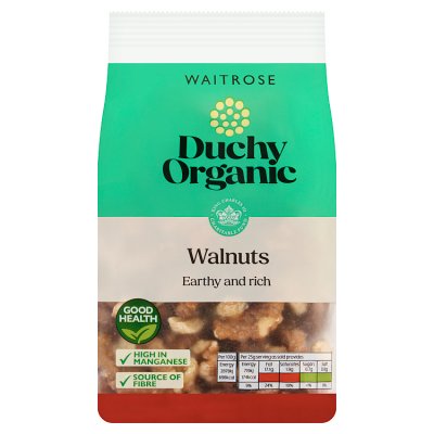Waitrose Duchy Organic walnuts 150g, UK version