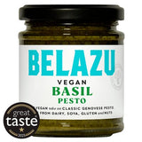 Belazu vegan basil pesto Genovese style 165g (British brand)