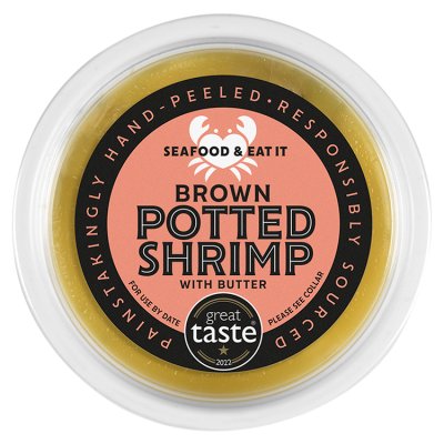 Seafood & Eat It brown potted shrimp 50g, imported from the UK