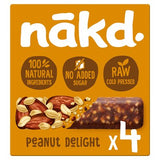 nakd Peanut Delight fruit and nut bars multipack 4x35g, UK version
