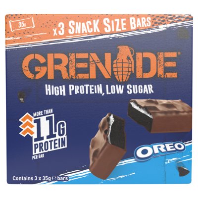 Grenade protein bar Oreo Milk 3x35g - British product