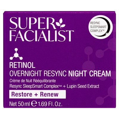 Super Facialist Retinol+ Anti-Ageing Night Cream 50ml - British product