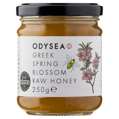 Odysea raw honey spring blossom 250g, imported from the UK