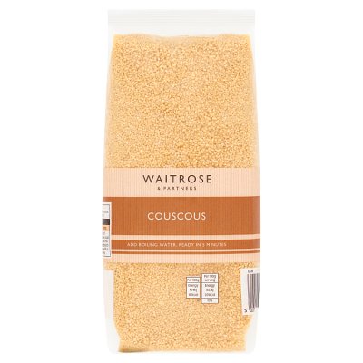 Waitrose couscous made from durum wheat semolina 500g, imported from the UK