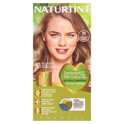 Naturtint 7N Hazelnut Blonde permanent hair colour 170ml (British brand)