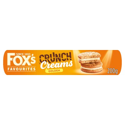 Fox's Golden Crunch Creams biscuits 200g, UK version