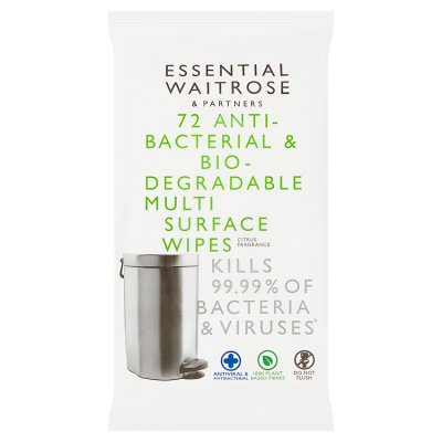 Waitrose multi surface wipes 72 pack (British brand)