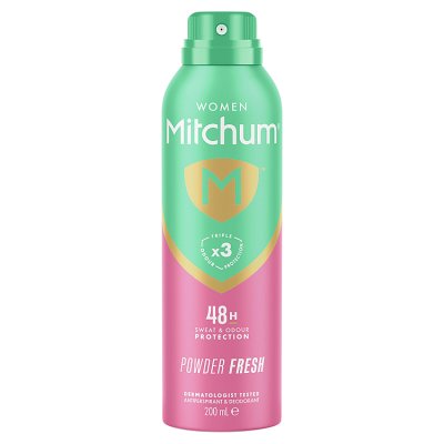 Mitchum Advanced 48 Hr Powder Fresh antiperspirant spray 200ml, imported from the UK