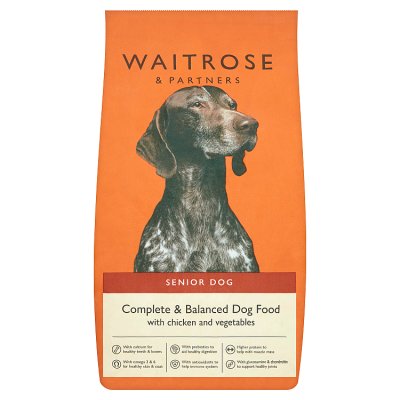 Waitrose Complete & Balanced senior dog food 2.5kg - British product