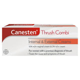 Canesten thrush treatment combi cream, imported from the UK