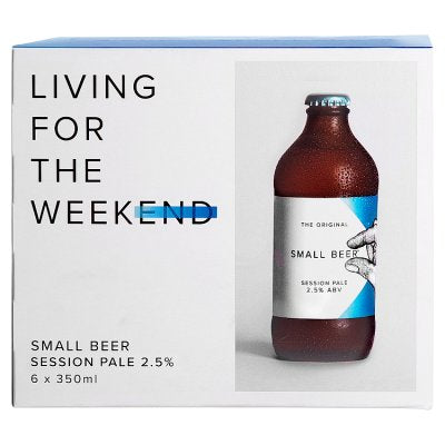 Small Beer pale ale six 350ml bottles - British product