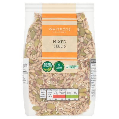 Waitrose mixed seed blend 250g, imported from the UK