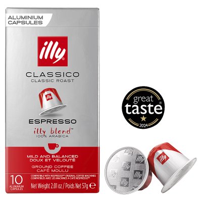 illy Classico espresso capsules 10s 57g (British brand)