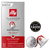 illy Classico espresso capsules 10s 57g (British brand)