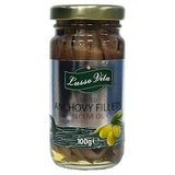 Lusso Vita anchovy fillets in olive oil 100g, UK version