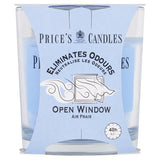Price's Open Window jar candle 150g (British brand)