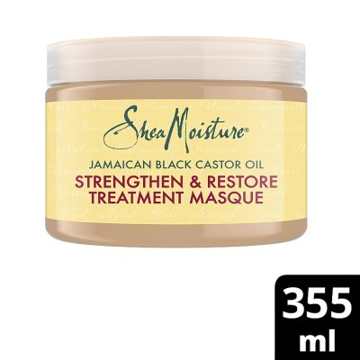 SheaMoisture hair treatment masque Jamaican Black Castor Oil 355ml (British brand)