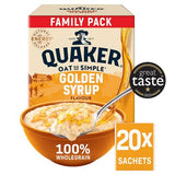 Quaker Golden Syrup porridge sachets family pack 720g (British brand)