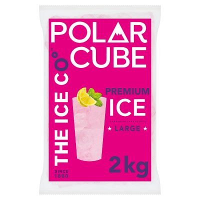 The Ice Co premium ice cubes 2kg, UK version