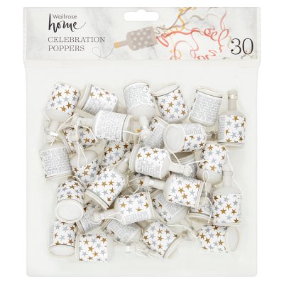 JL Party Poppers Gold/Silver 30s (British brand)
