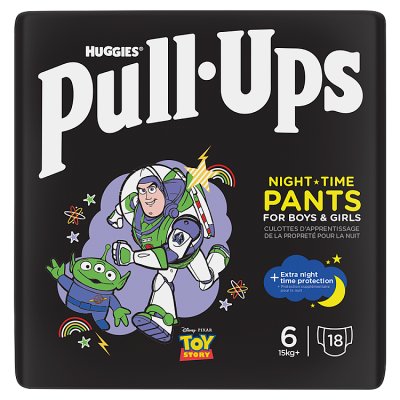 Huggies Pull Ups Night nappies size 6, 18-pack, UK version