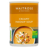 Waitrose creamy parsnip soup in a 400g can (British brand)