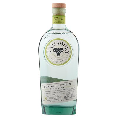 Ramsbury Single Estate London Dry Gin 70cl, UK version