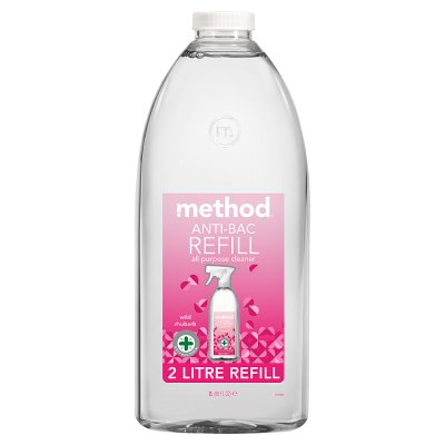 Method Wild Rhubarb anti-bacterial refill cleaner 2L (British brand)