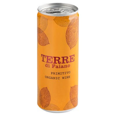 Terre di Faiano Primitivo organic red wine 25cl, imported from the UK