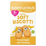 Kiddylicious banana soft biscotti baby snack 120g, imported from the UK