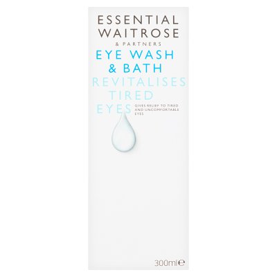 Waitrose Essential Eye Wash and Bath 300ml, UK version