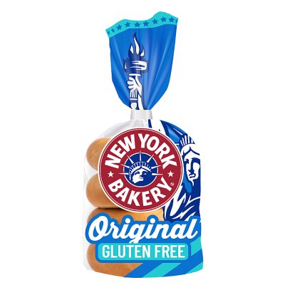 New York Bakery gluten free original bagels 4 pack (British brand)