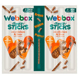 Webbox Tasty Sticks Chicken & Liver cat treats 35g, UK version