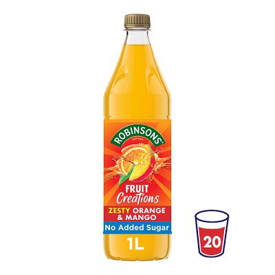 Robinsons Fruit Creations Orange Mango Squash 1L, UK version