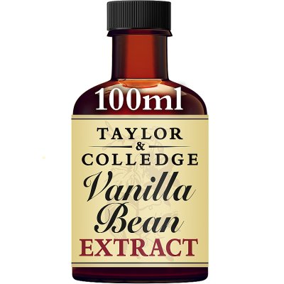 Taylor & Colledge vanilla bean extract Fairtrade 100ml (British brand)