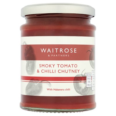 Waitrose smoky tomato and chilli chutney 320g (British brand)