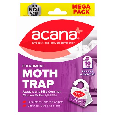 Acana pheromone moth traps 10 pack, UK version