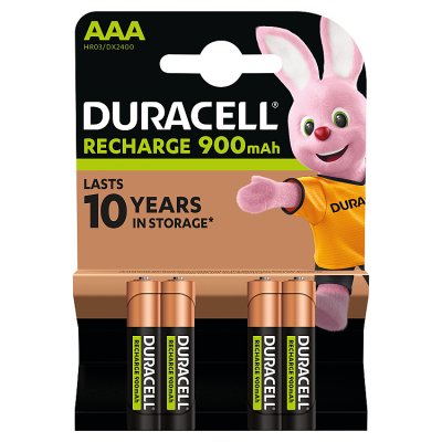 Duracell Ultra rechargeable AAA batteries 4-pack - British product