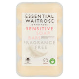 Waitrose Essential sensitive soap bars 4 pack, imported from the UK
