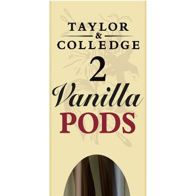 Taylor & Colledge organic vanilla pods 2 pack, UK version